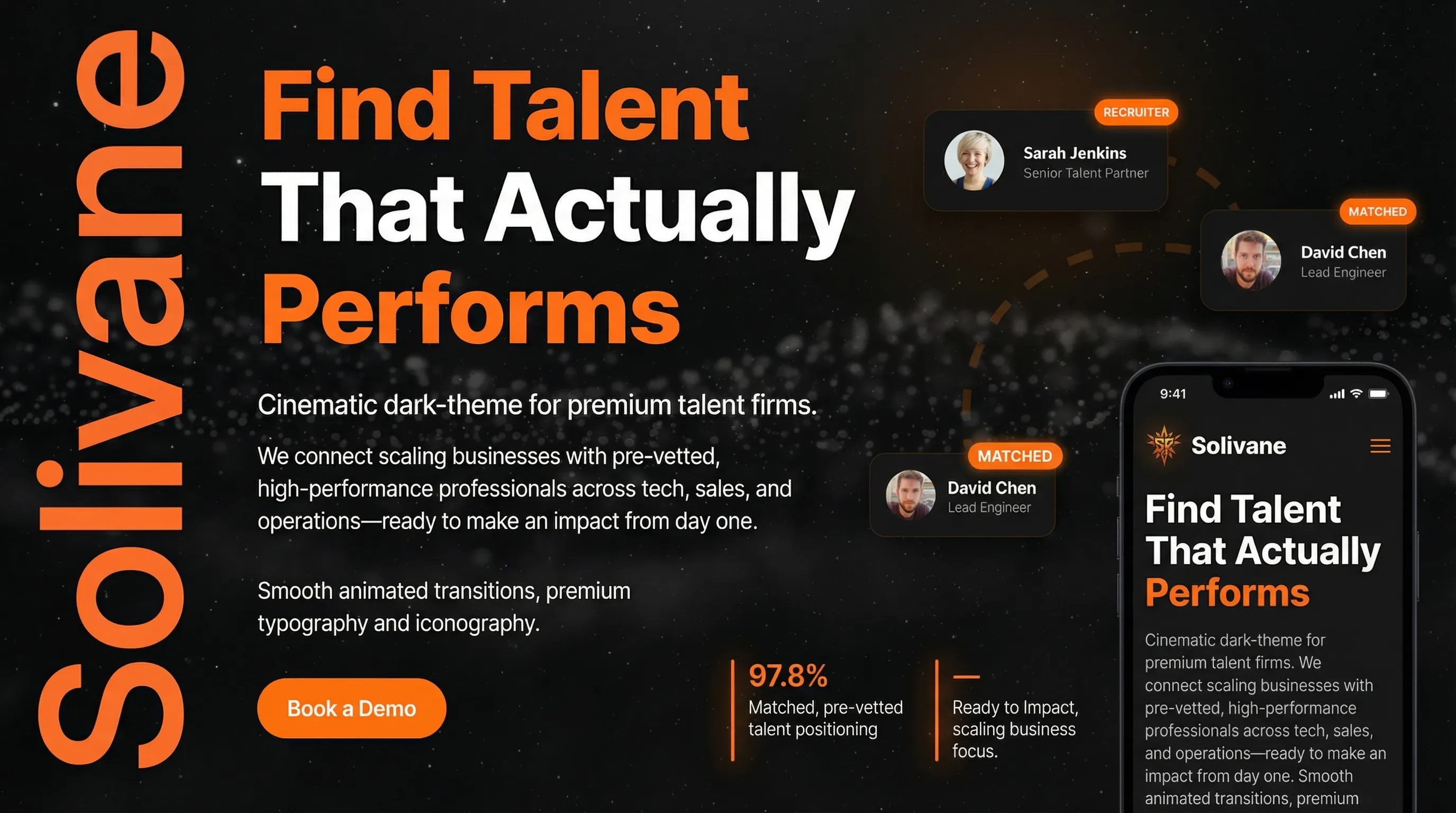 Solivane Partners template preview